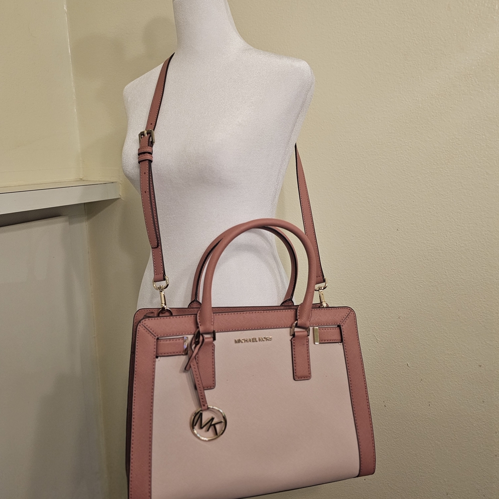 Michael Kors Pink and Pastel Pink Satchel